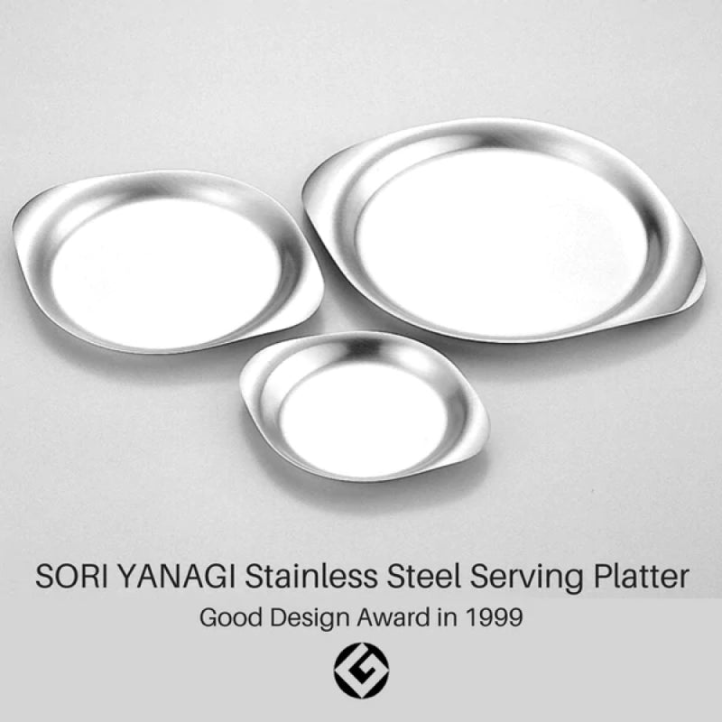 Sori Yanagi Stainless Steel Serving Platter