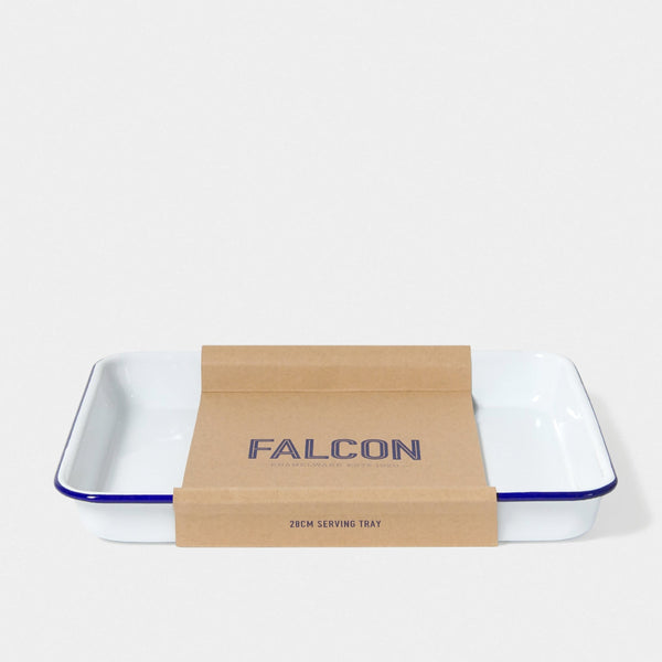 英國Falcon Enamelware 珐瑯長形餐盤 Serving Tray 28cm x 22cm