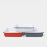 Falcon Enamelware Square Baking Tray 25cm x 25cm