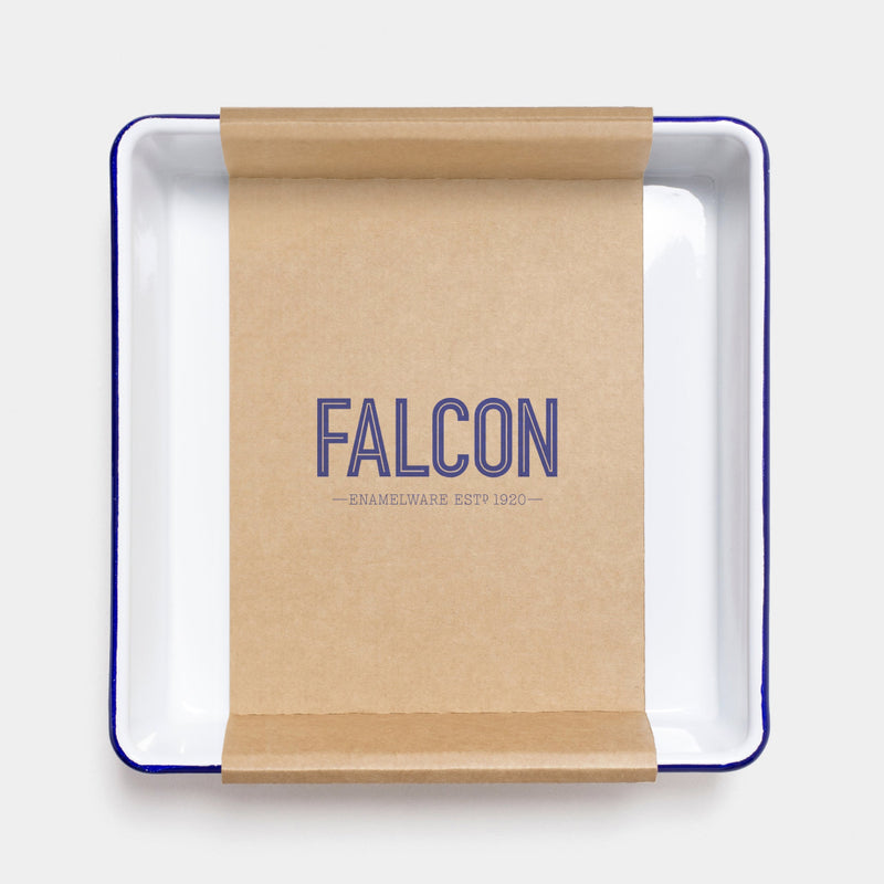 Falcon Enamelware Square Baking Tray 25cm x 25cm