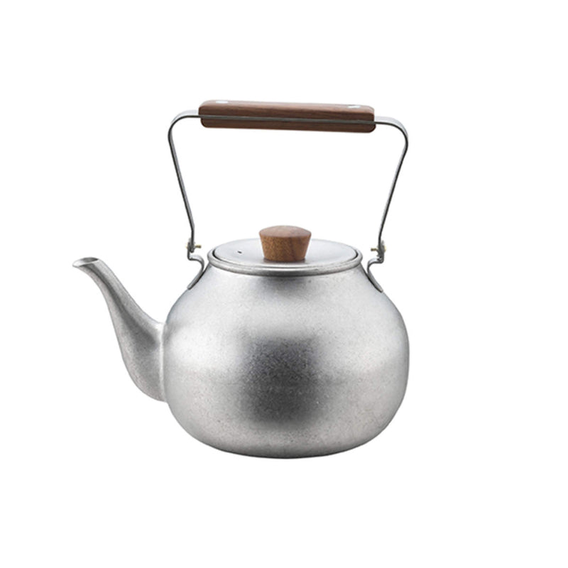 Miyaco Japanese Wooden Handle Teapot 700ml - Frosted Silver 